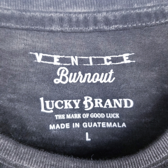 Lucky Brand Venice Burnout Graphic Tee Shirt - Picture 3 of 8